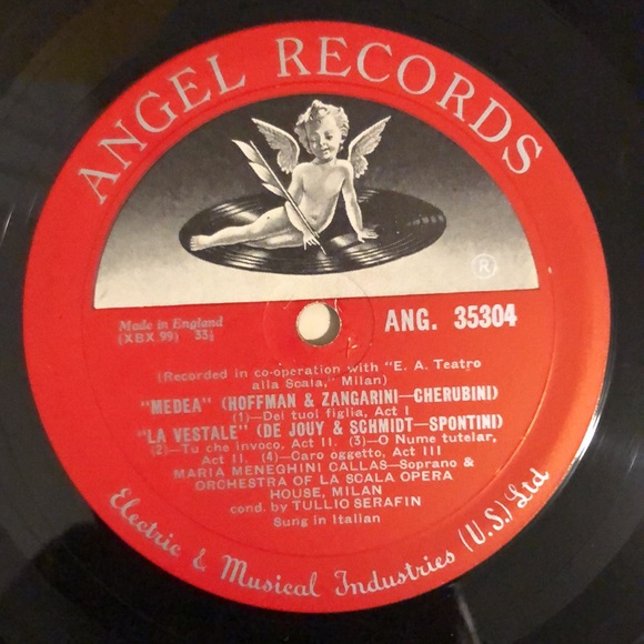 Maria Meneghini Callas at La Scala Vinyl Lp - Picture 2 of 9